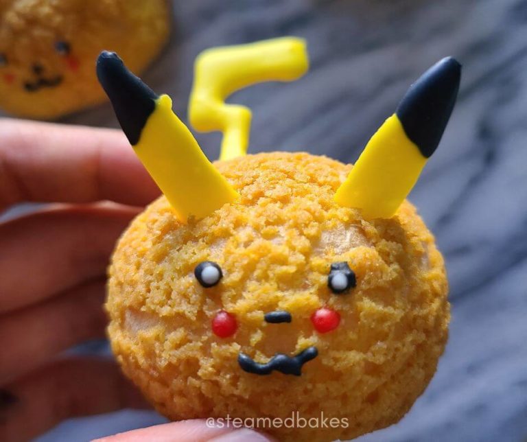 pikachu choux au craquelin