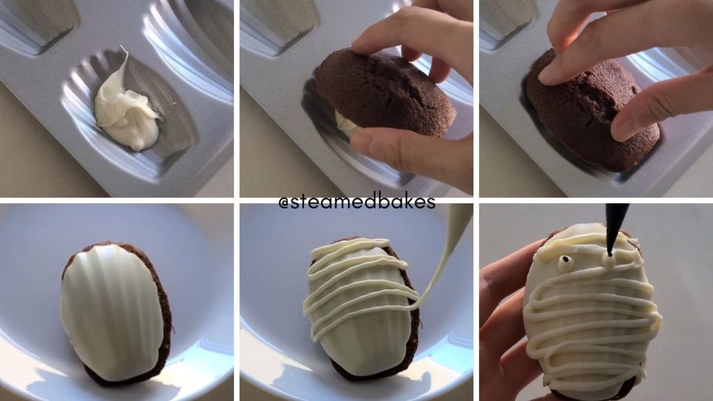 how to decorate mummy madeleines